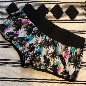 Palm tree swim shorts
